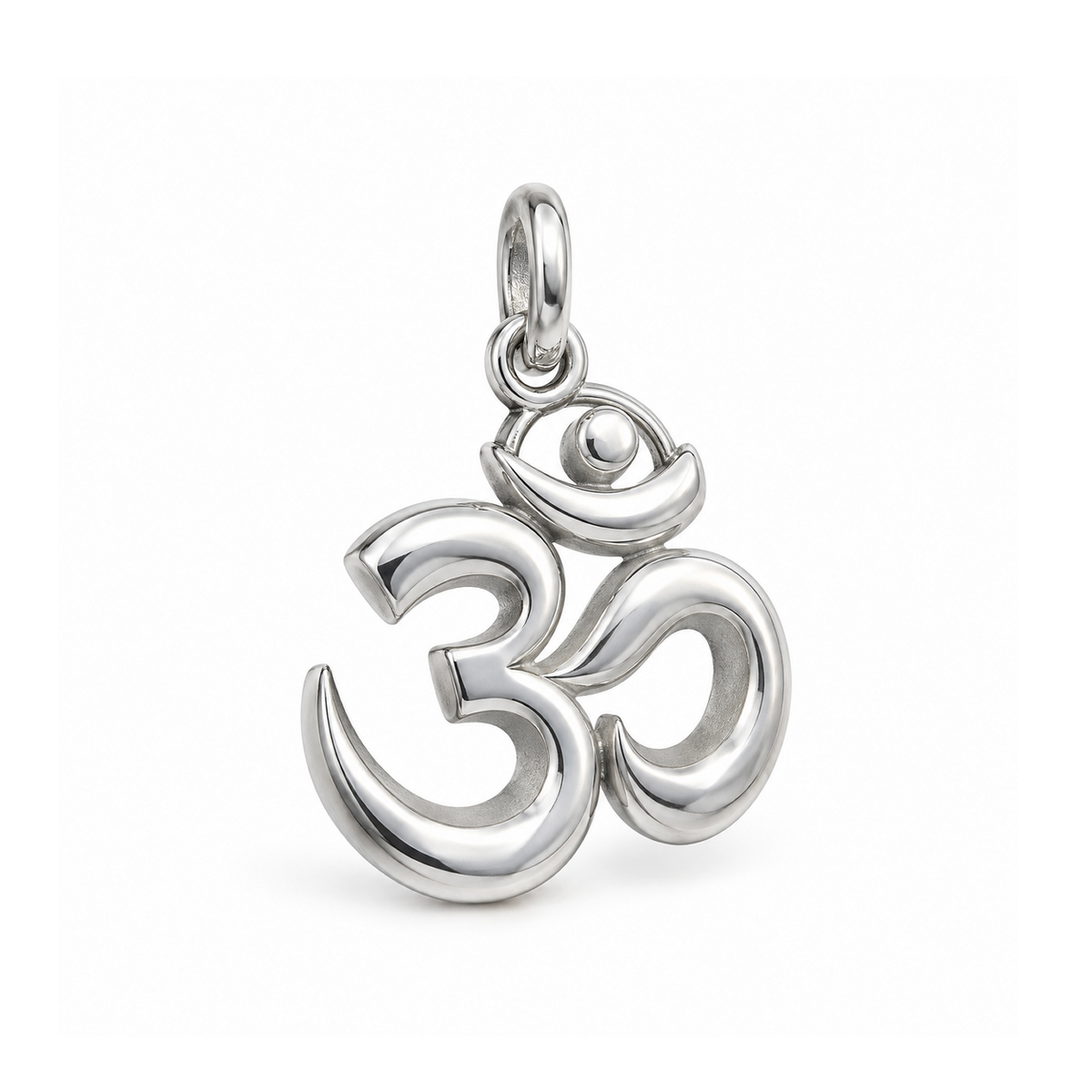 Serene Om Charm — Silver | charm-topics-remaining-444-2026-09-14 | topic-395