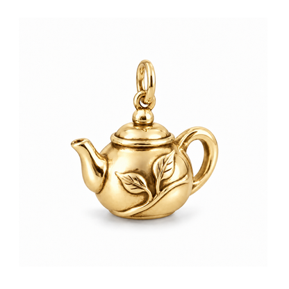 Serene Teapot Charm — Gold | charm-topics-remaining-444-2026-09-14 | topic-111