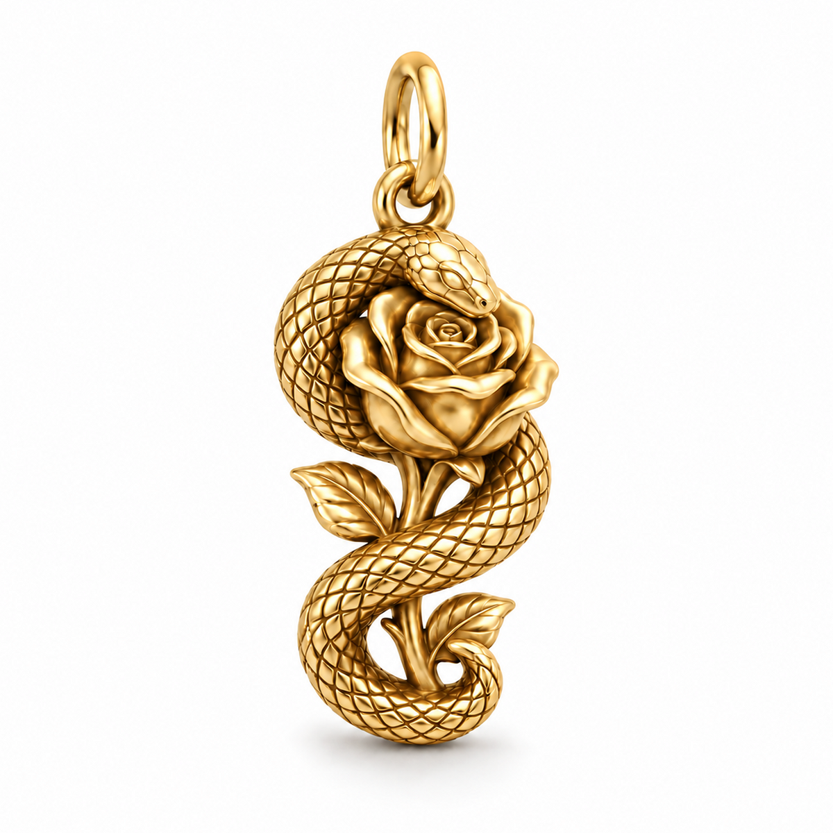 Serpent & Rose Charm — Gold | charm-topics-remaining-444-2026-09-14 | topic-155