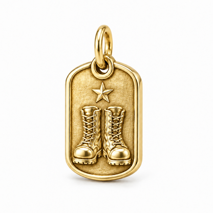 Service Boots Charm — Gold | charm-topics-remaining-444-2026-09-14 | topic-315