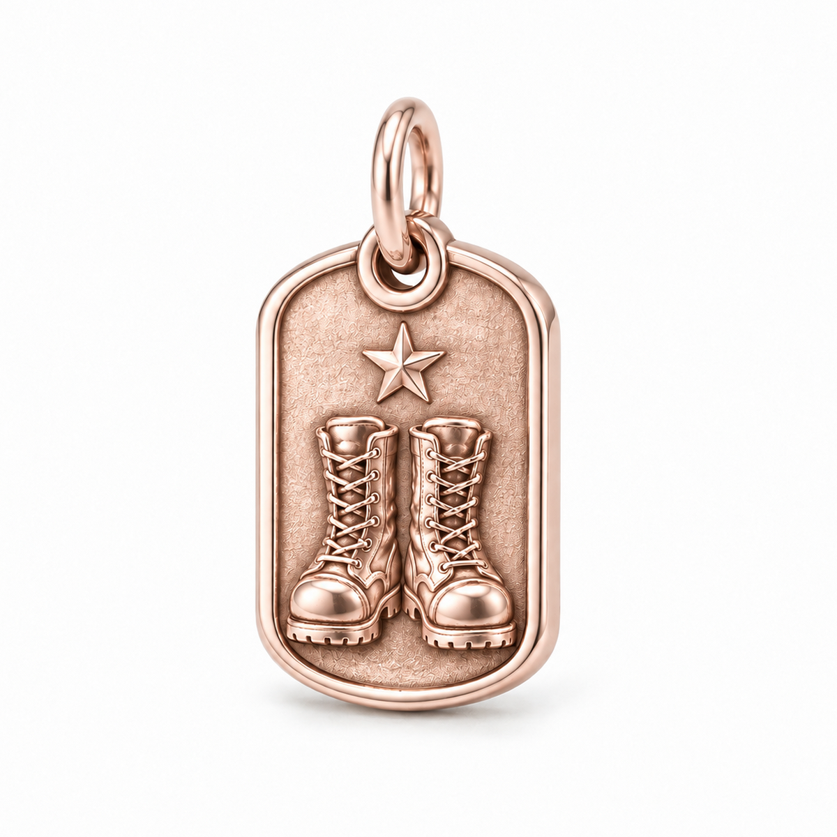 Service Boots Charm — Rose Gold | charm-topics-remaining-444-2026-09-14 | topic-315