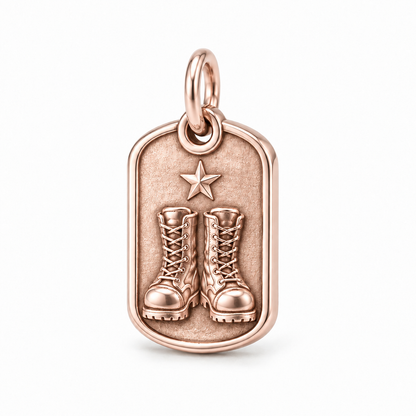 Service Boots Charm — Rose Gold | charm-topics-remaining-444-2026-09-14 | topic-315