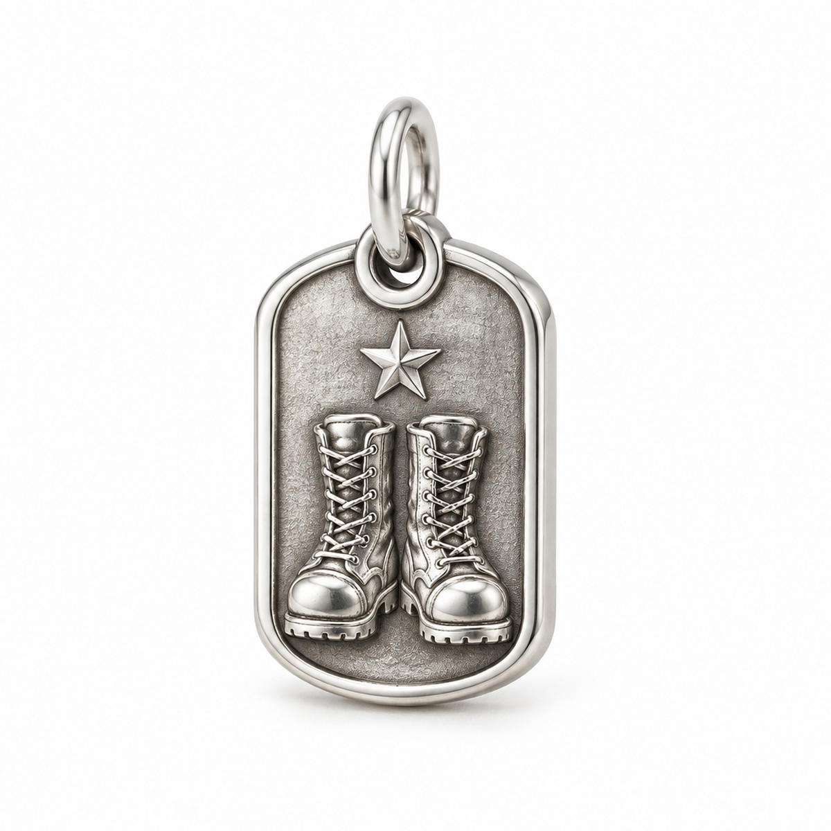 Service Boots Charm — Silver | charm-topics-remaining-444-2026-09-14 | topic-315