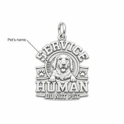 Service Human Shield Charm Bracelet – Personalized Dog Mom Gift – personalization guide