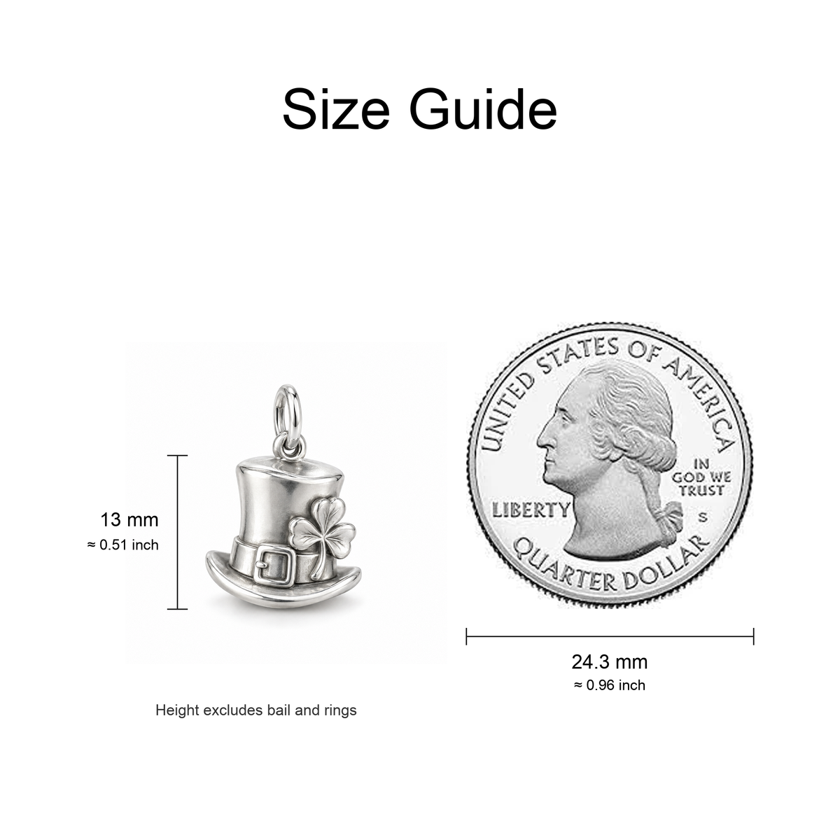 Shamrock Hat Charm — Size Guide | charm-topics-remaining-444-2026-09-14 | topic-037
