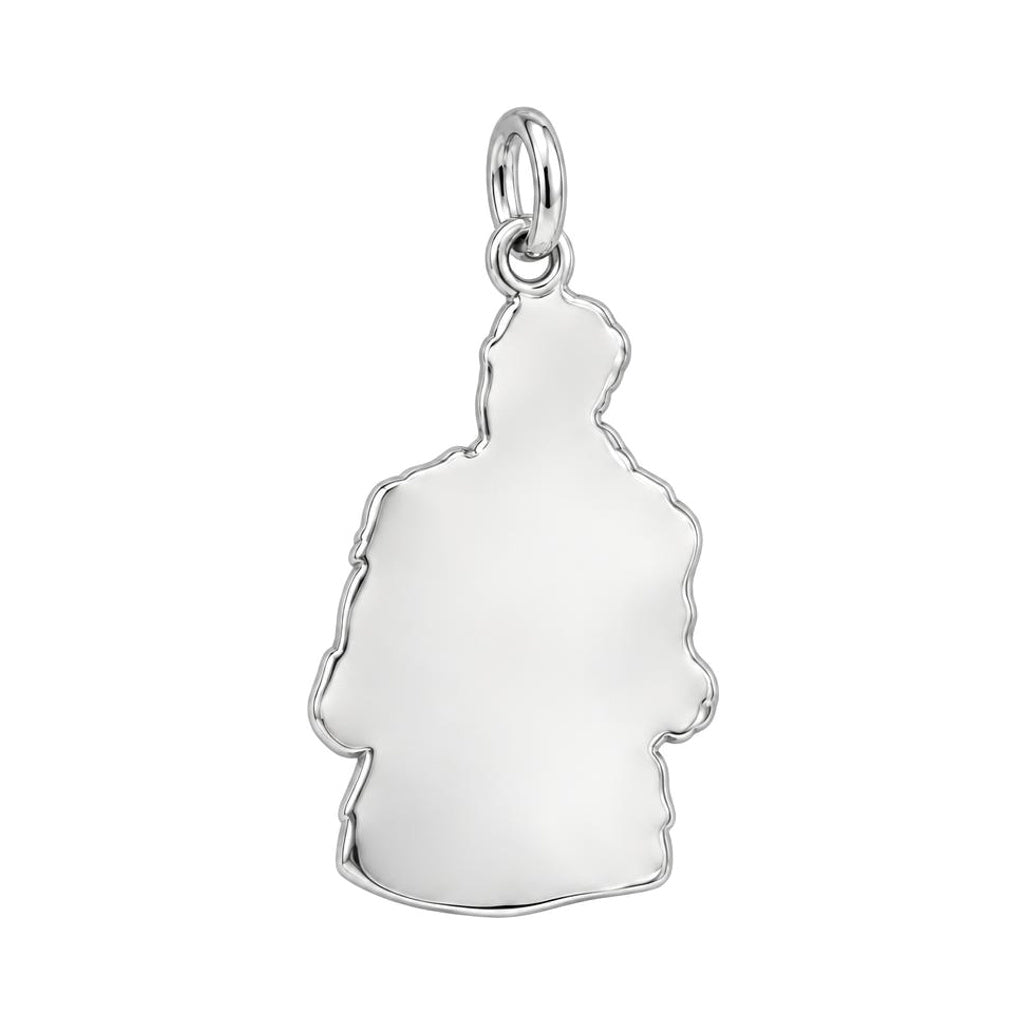 Shared New Life Charm Bracelet – Personalized Couple Gift – back of the charm, engraving area