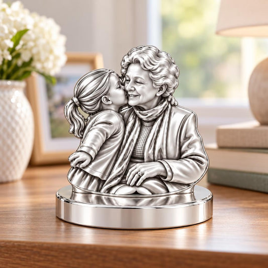 Shared Sweetness Photo Keepsake Plaque – worn / in use
