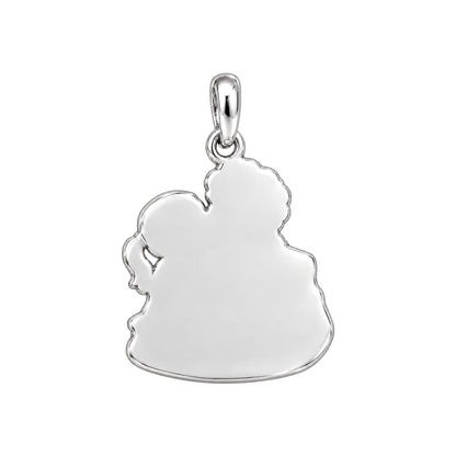 Shared Sweetness Photo Keepsake Plaque – back of the charm, engraving area