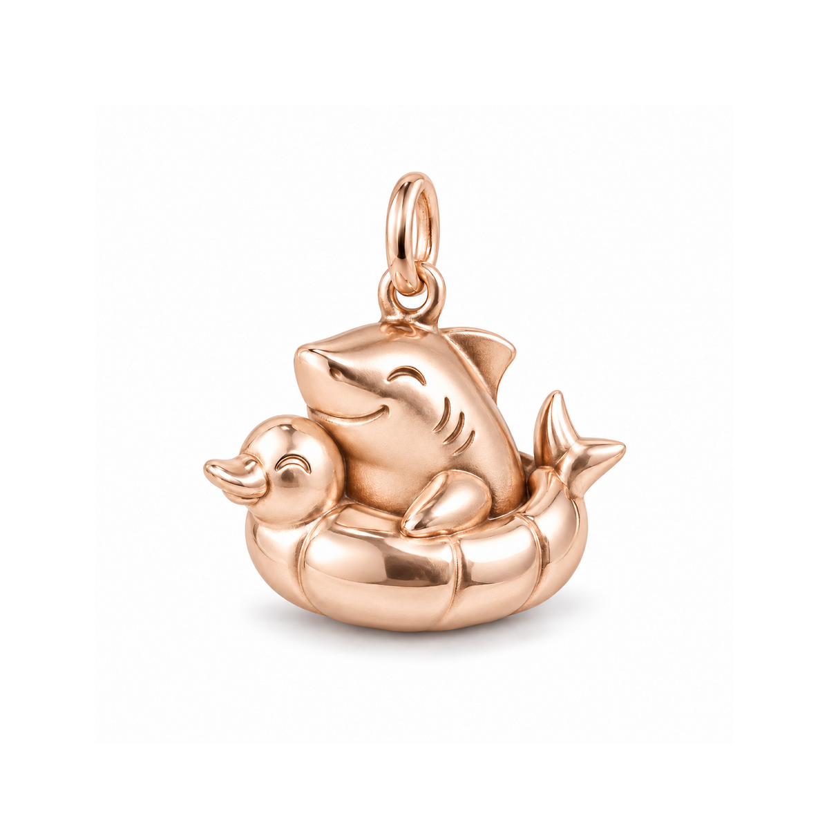 Shark Pool Day Charm — Rose Gold | charm-topics-remaining-444-2026-09-14 | topic-156