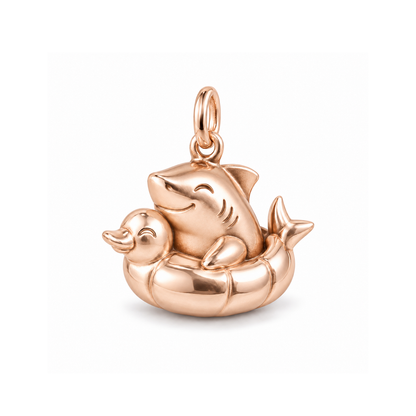 Shark Pool Day Charm — Rose Gold | charm-topics-remaining-444-2026-09-14 | topic-156