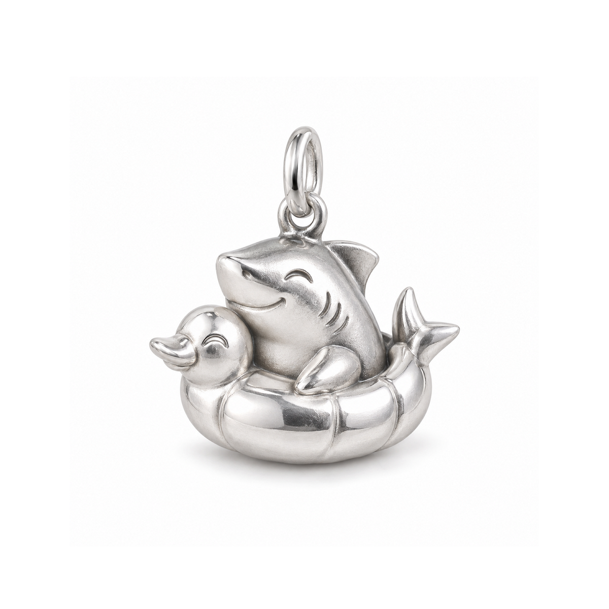 Shark Pool Day Charm — Silver | charm-topics-remaining-444-2026-09-14 | topic-156