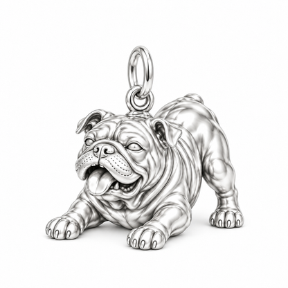 Signature Expression of Bulldog Charm Bracelet – Personalized Dog Mom Gift