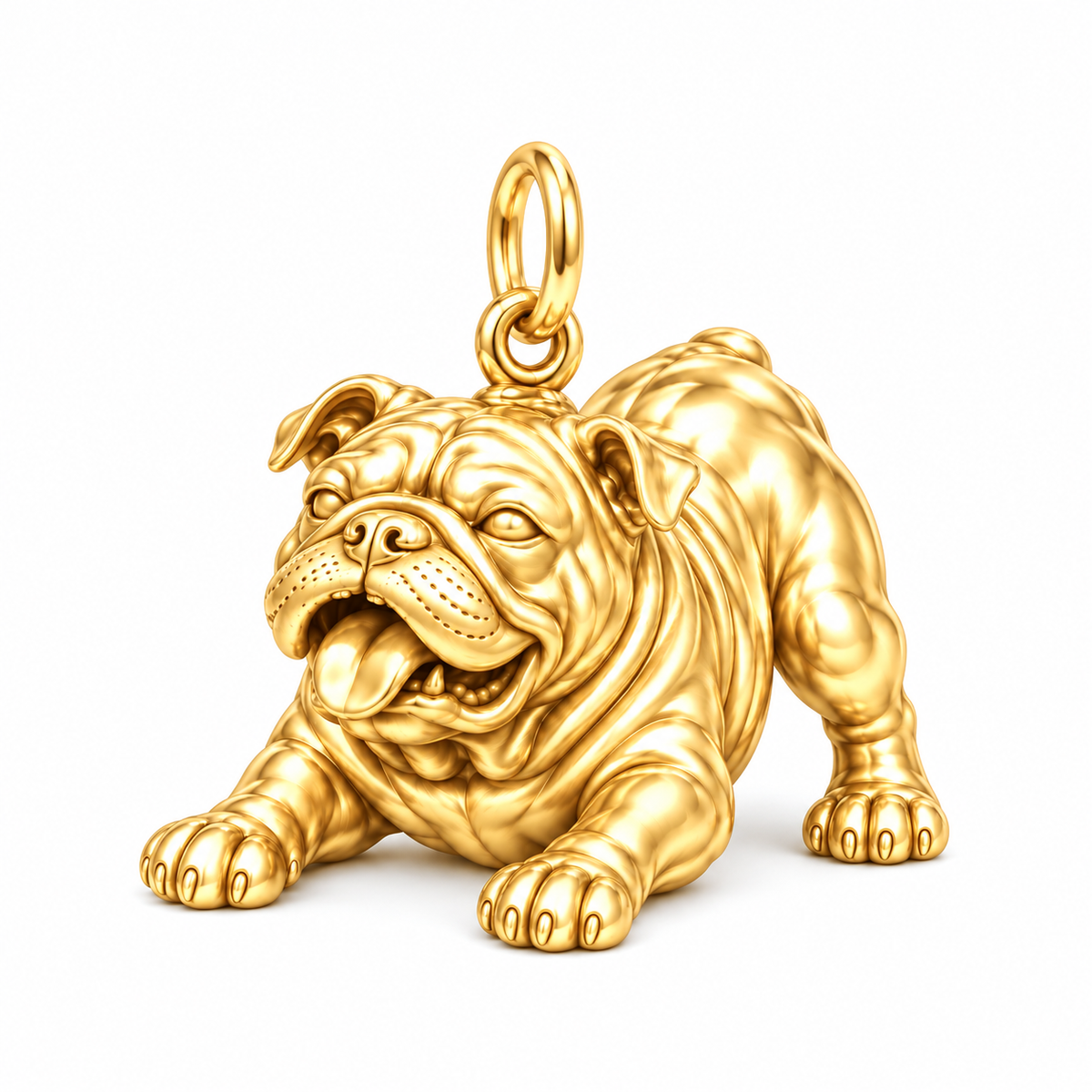 Signature Expression of Bulldog Charm Bracelet – Personalized Dog Mom Gift