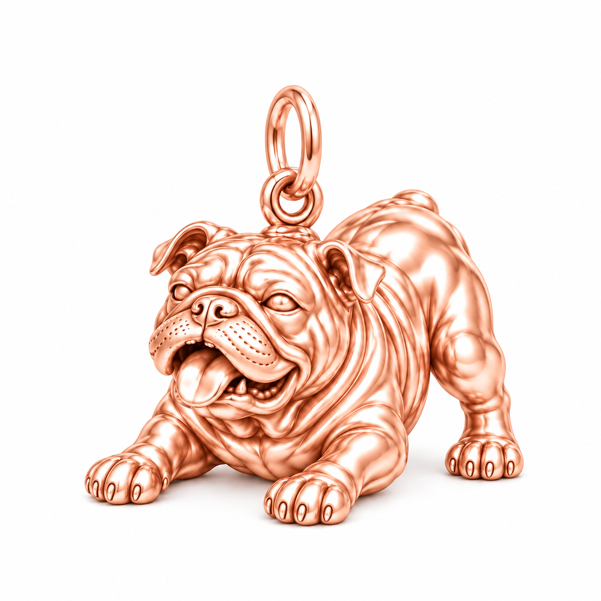 Signature Expression of Bulldog Charm Bracelet – Personalized Dog Mom Gift