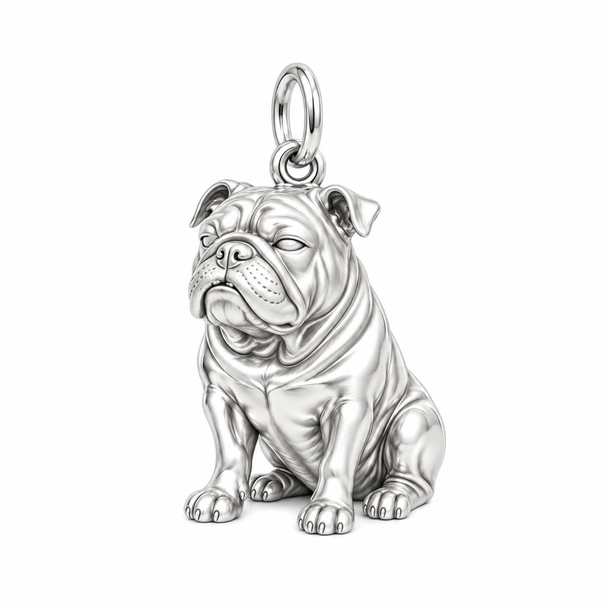 Signature Expression of Bulldog Charm Bracelet – Personalized Dog Mom Gift