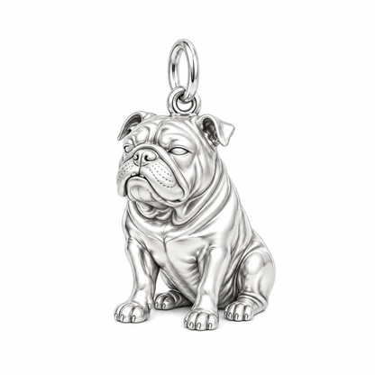 Signature Expression of Bulldog Charm Bracelet – Personalized Dog Mom Gift