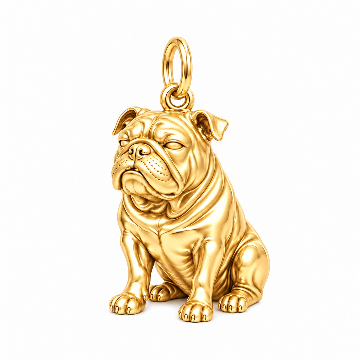 Signature Expression of Bulldog Charm Bracelet – Personalized Dog Mom Gift
