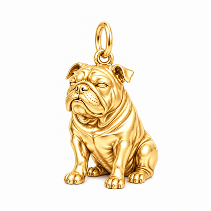 Signature Expression of Bulldog Charm Bracelet – Personalized Dog Mom Gift