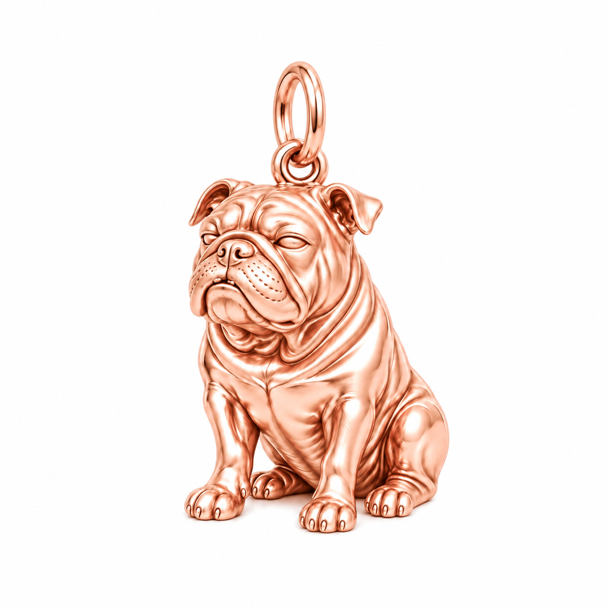 Signature Expression of Bulldog Charm Bracelet – Personalized Dog Mom Gift