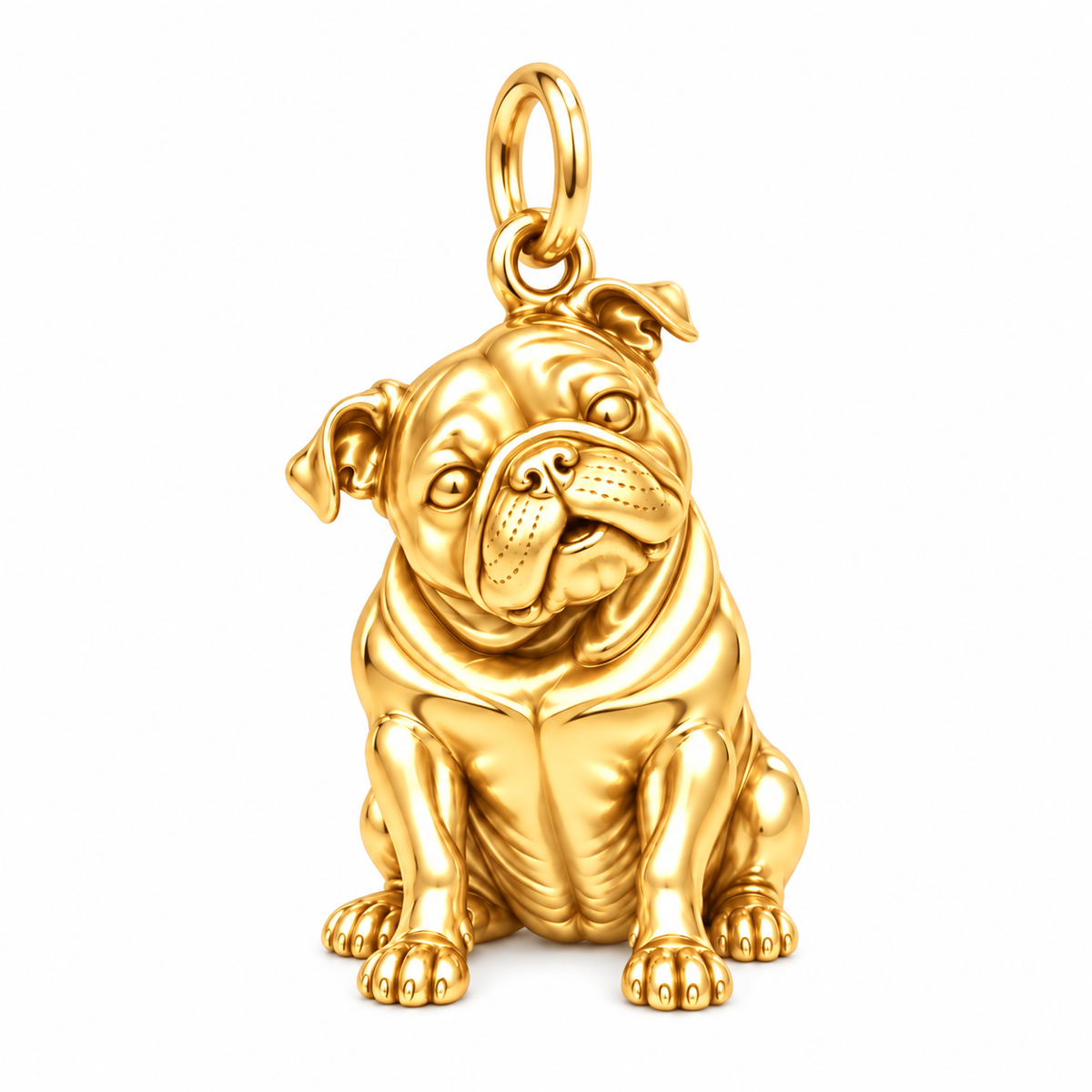 Signature Expression of Bulldog Charm Bracelet – Personalized Dog Mom Gift