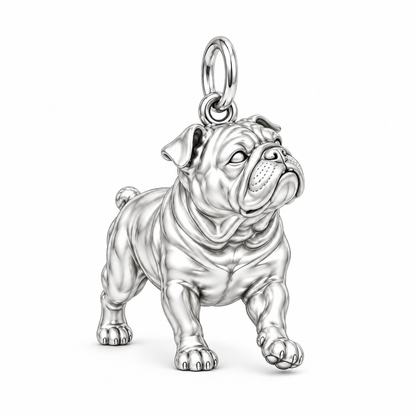 Signature Expression of Bulldog Charm Bracelet – Personalized Dog Mom Gift