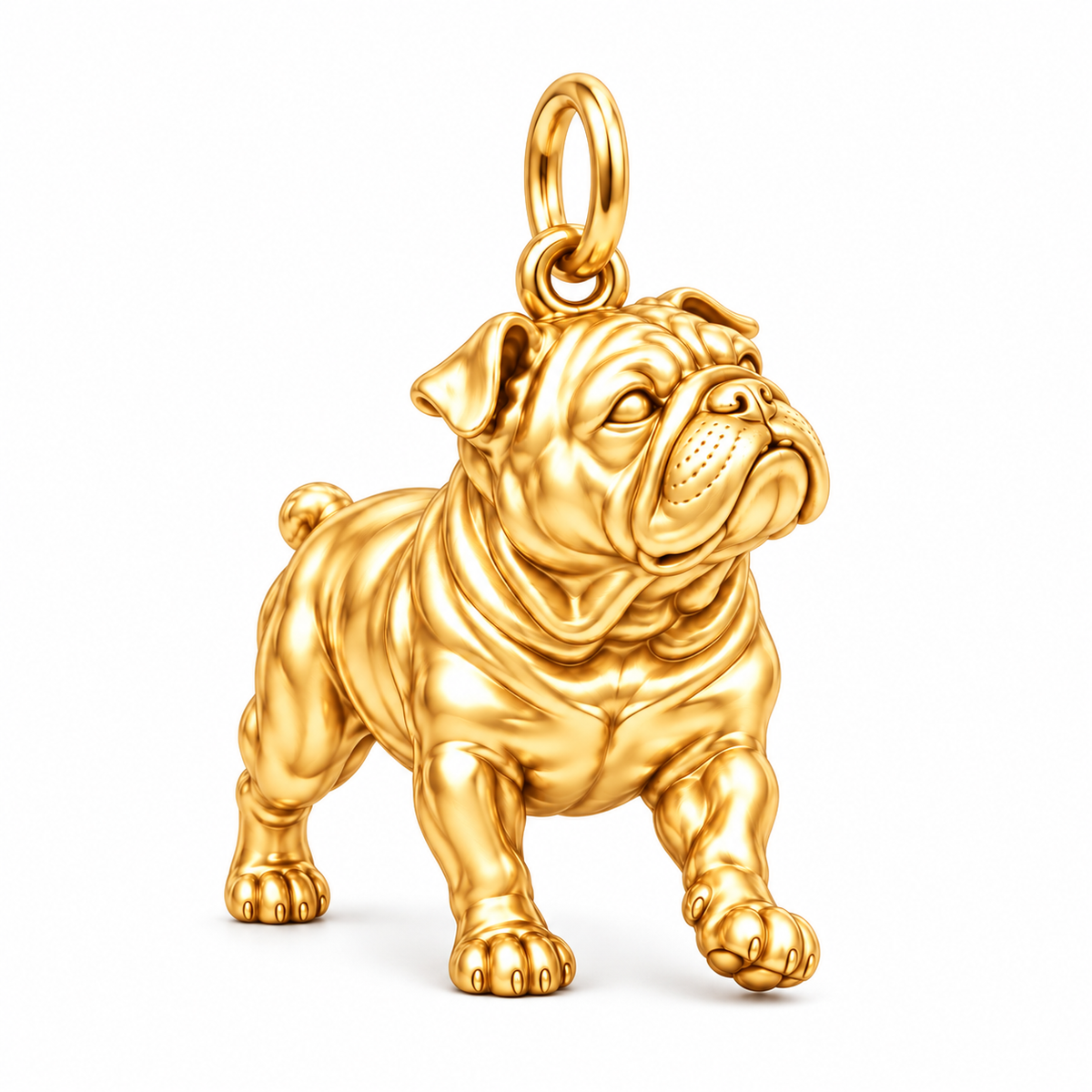 Signature Expression of Bulldog Charm Bracelet – Personalized Dog Mom Gift