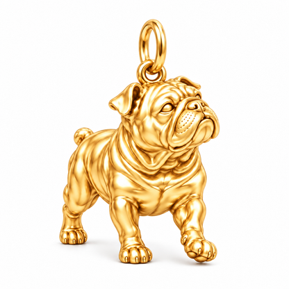 Signature Expression of Bulldog Charm Bracelet – Personalized Dog Mom Gift