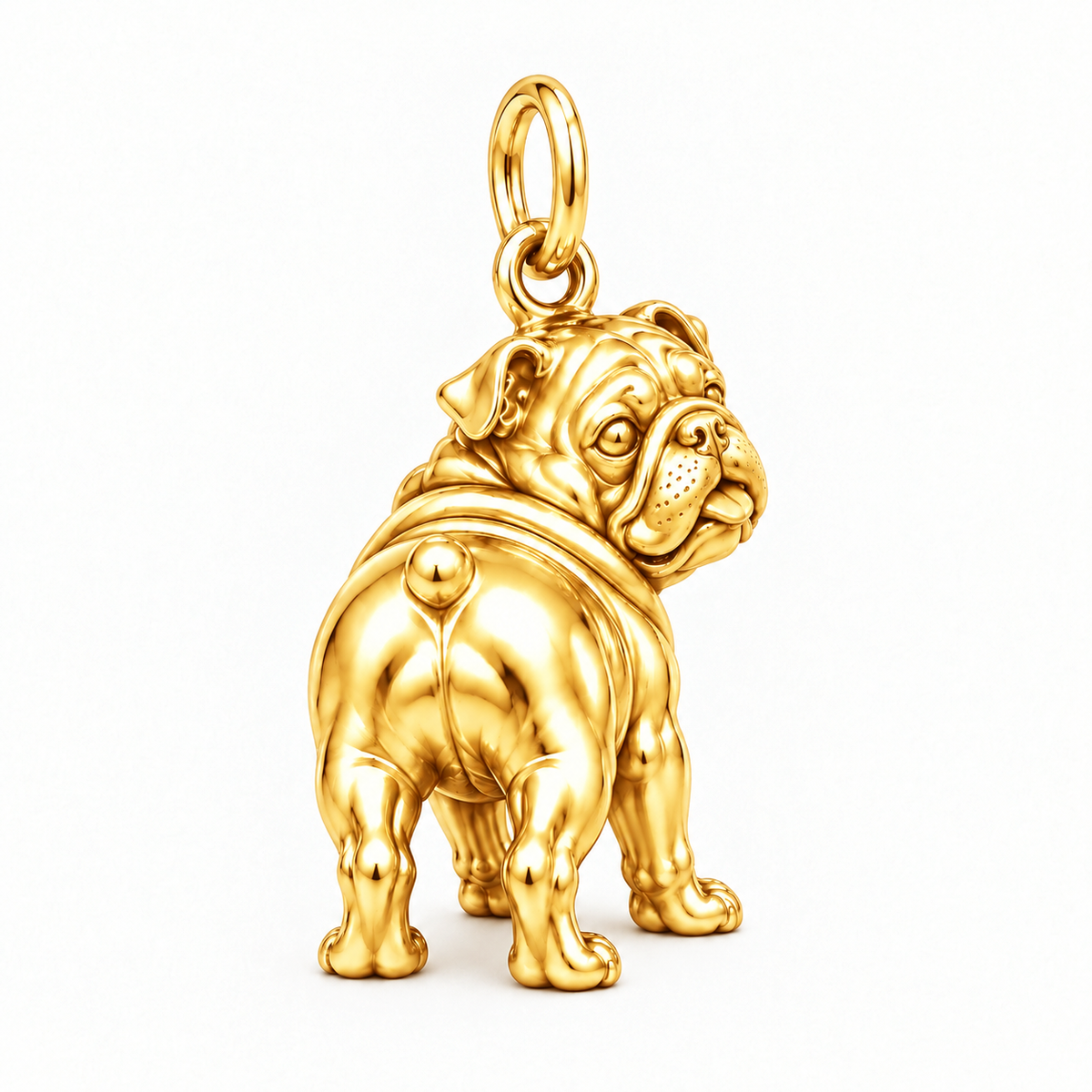 Signature Expression of Bulldog Charm Bracelet – Personalized Dog Mom Gift
