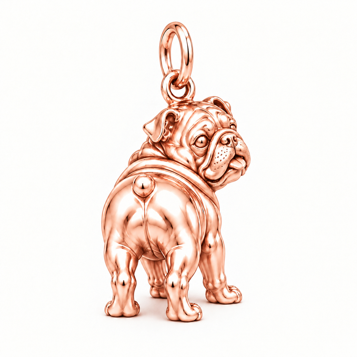 Signature Expression of Bulldog Charm Bracelet – Personalized Dog Mom Gift