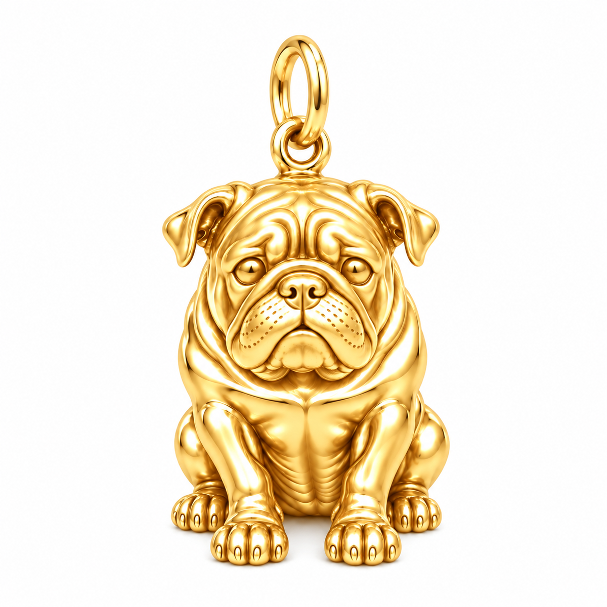 Signature Expression of Bulldog Charm Bracelet – Personalized Dog Mom Gift