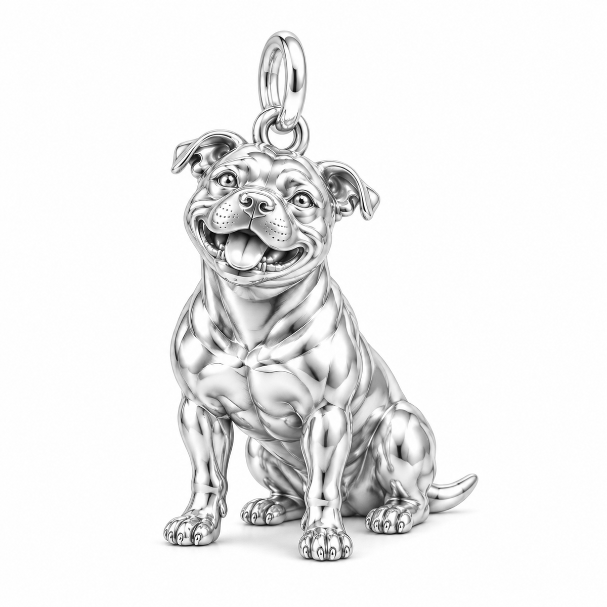 Signature Expression of Staffordshire Bull Terrier– Personalized Dog Mom Gift