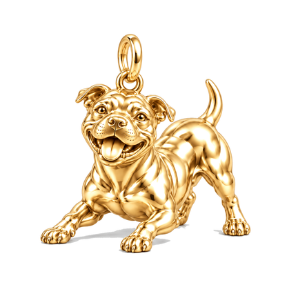 Signature Expression of Staffordshire Bull Terrier– Personalized Dog Mom Gift