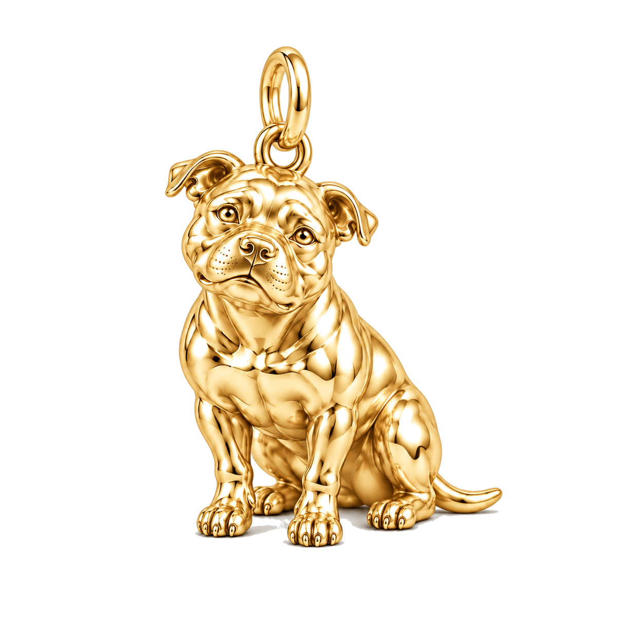 Signature Expression of Staffordshire Bull Terrier– Personalized Dog Mom Gift