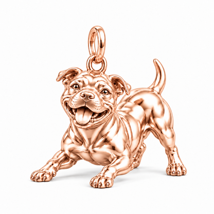 Signature Expression of Staffordshire Bull Terrier– Personalized Dog Mom Gift