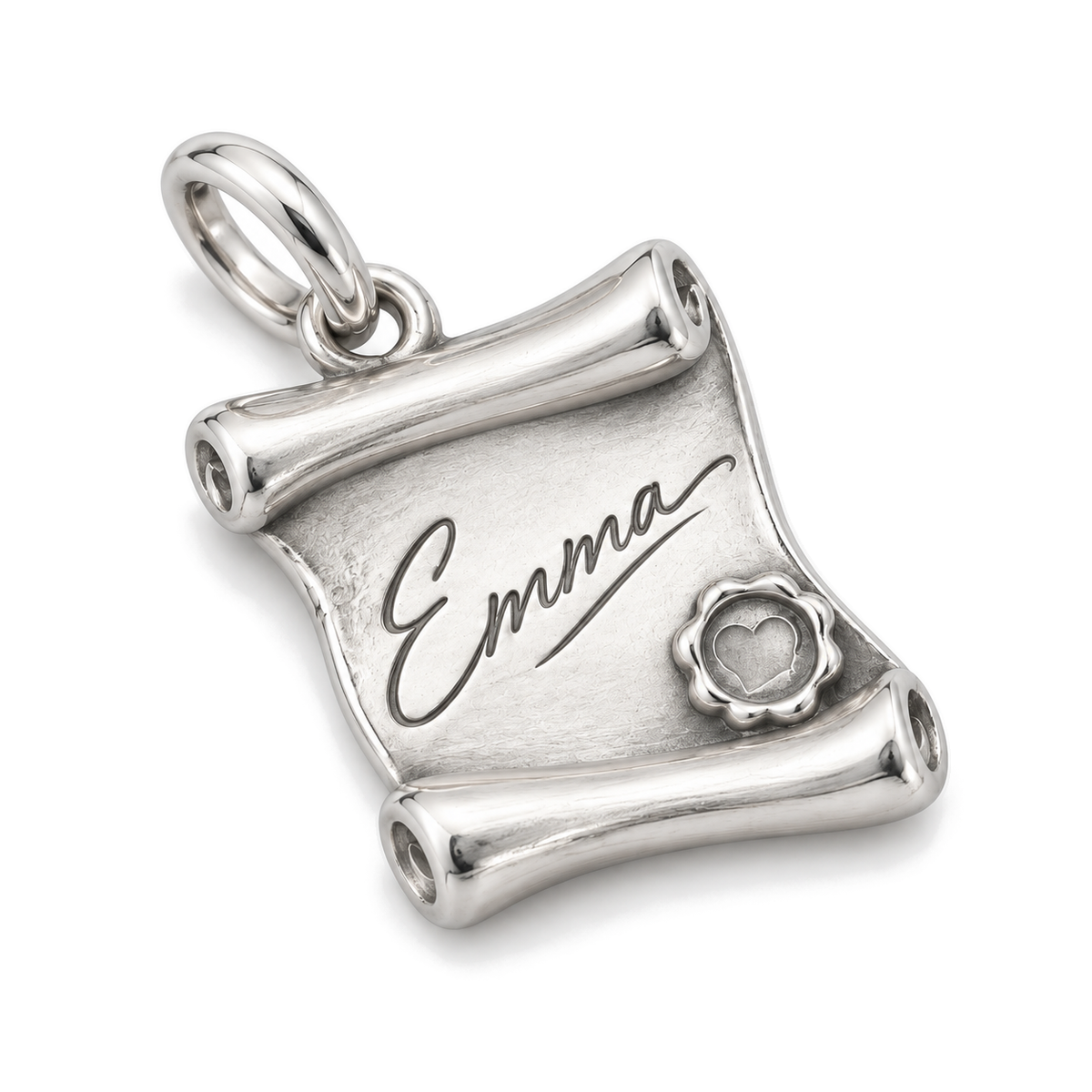Signature Scroll Charm — Silver Super Macro | charm-topics-remaining-444-2026-09-14 | topic-067
