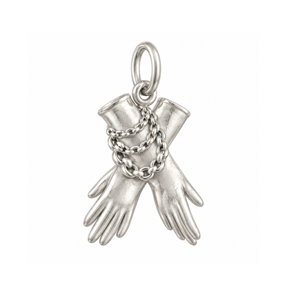 Silver Pearls and Gloves Charm — Silver — 50-works-silver-20260916-34