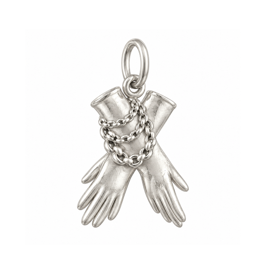 Silver Pearls and Gloves Charm — Silver — 50-works-silver-20260916-34