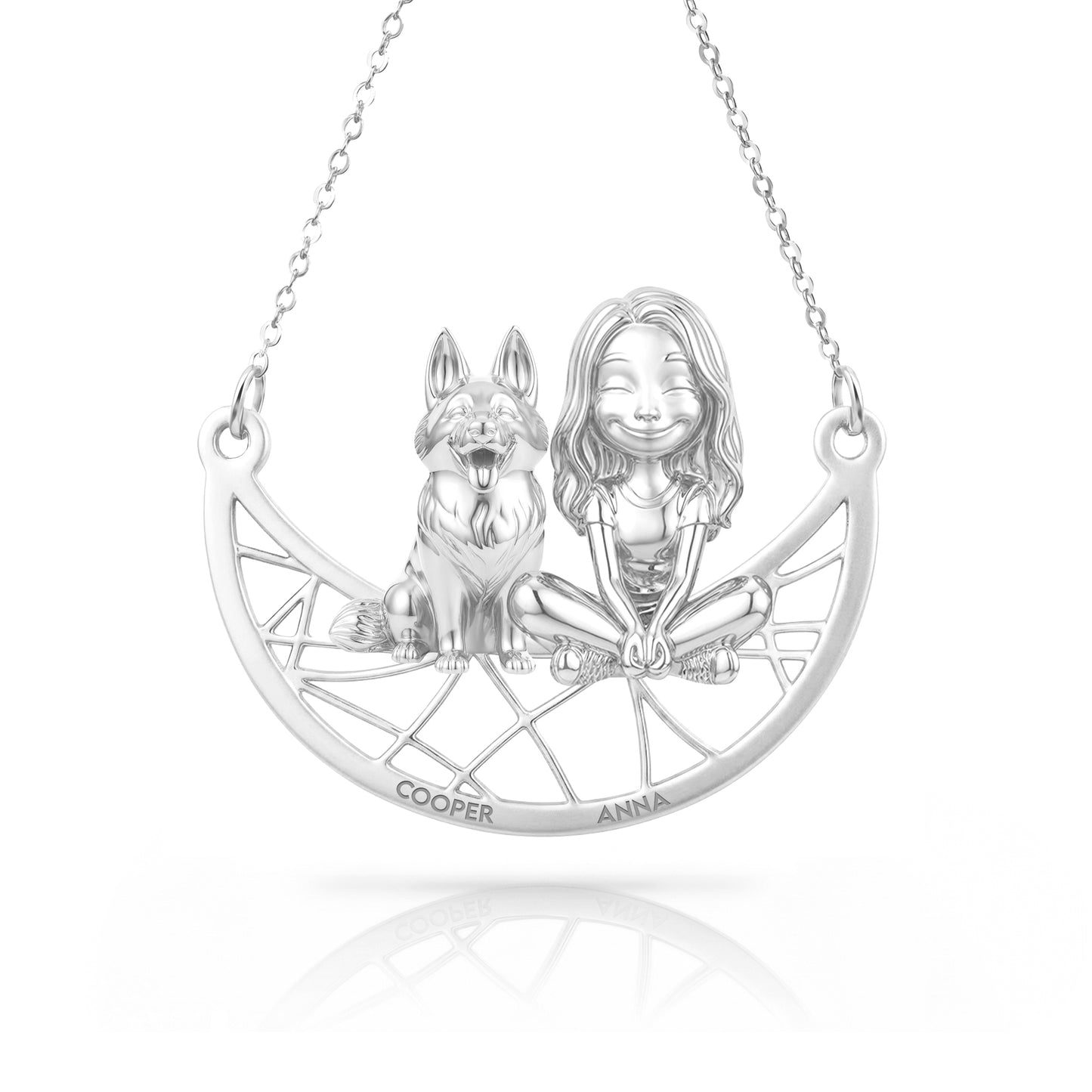 Soulyshine German Shepherd Signature - Personalized Companion Handcrafted Necklace