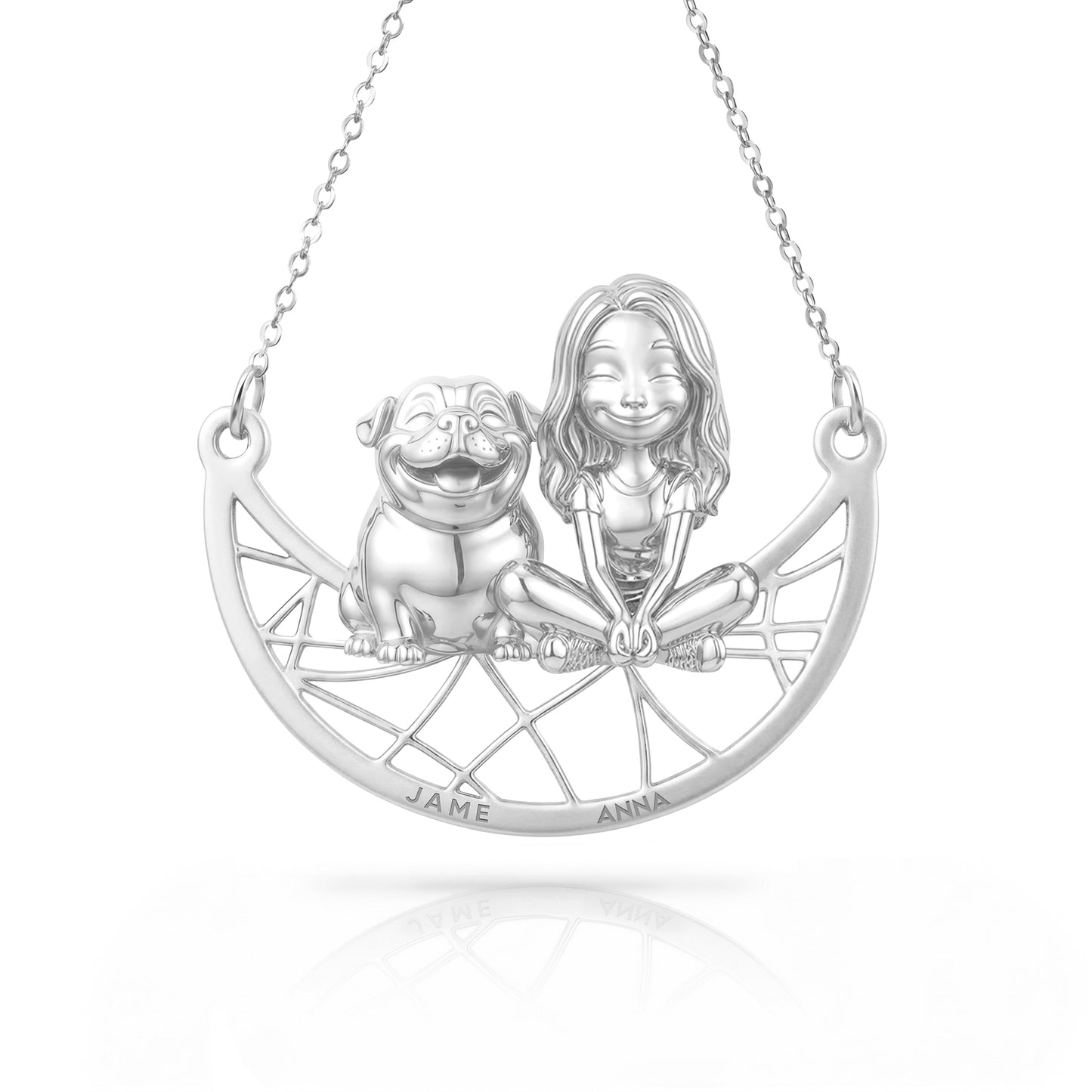 Soulyshine English Bulldog Signature - Personalized Companion Handcrafted Necklace