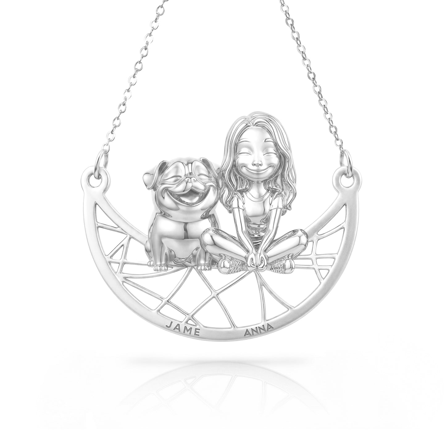 Soulyshine Pug Signature - Personalized Companion Handcrafted Necklace
