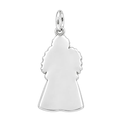 Sisterly Embrace Charm Bracelet – Personalized Mom Gift – back of the charm, engraving area