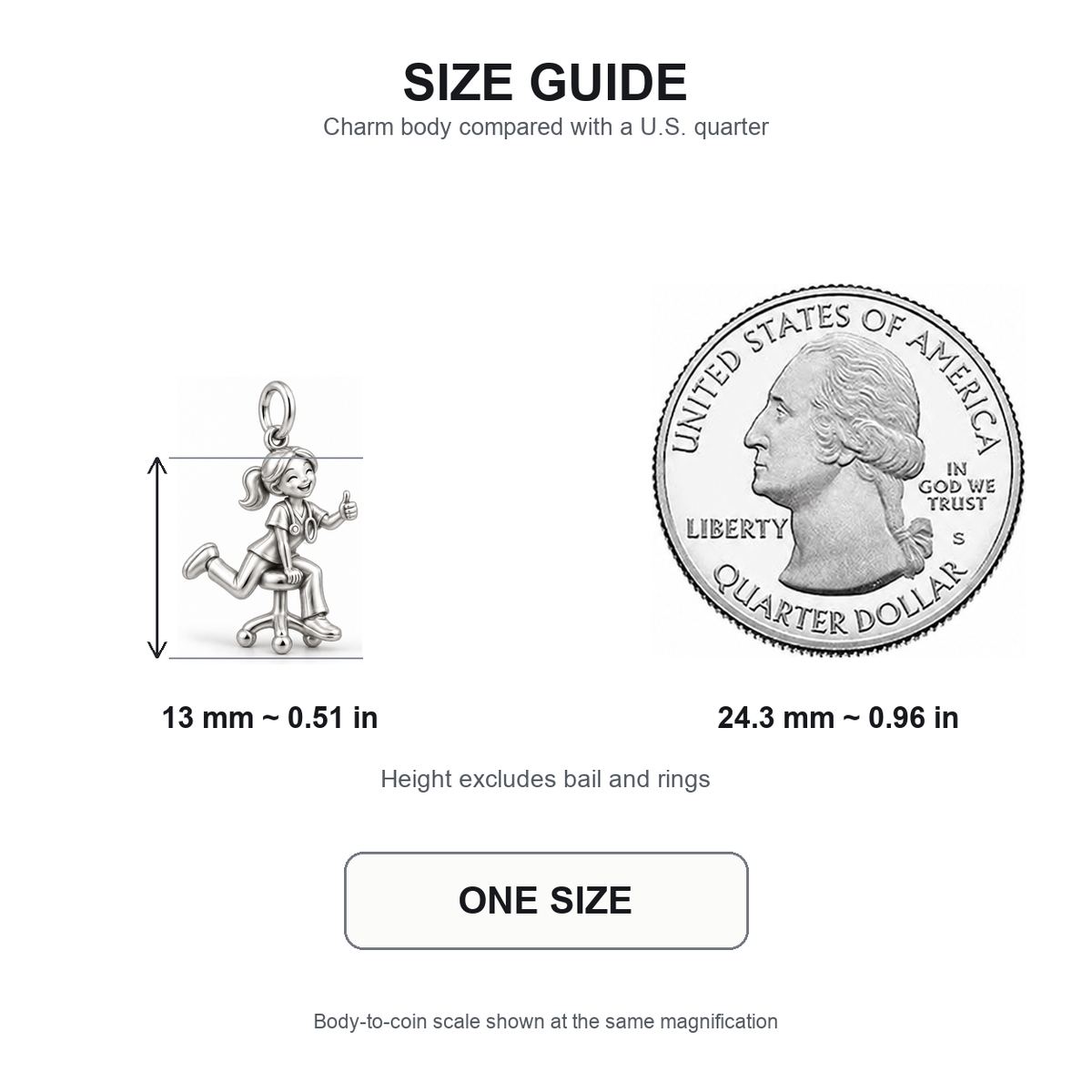 Nurse Rolling Stool Dangle Charm | 13 mm size guide | 3aa16d5fb0f215e114db911ca7c3800933b69c1e78c1ce3fff5938511b0938c3