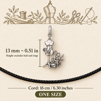Seamstress Gift, Every Stitch Beautiful Charm Bracelet