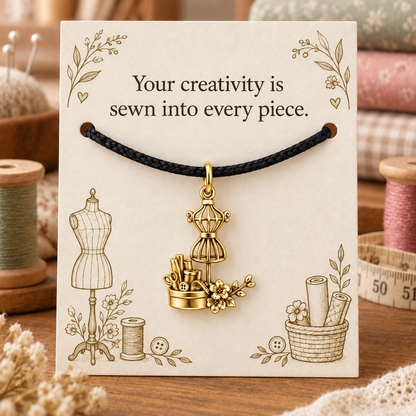 Sewing Creativity Gift, Every Piece Charm Bracelet