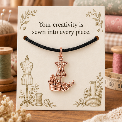 Sewing Creativity Gift, Every Piece Charm Bracelet
