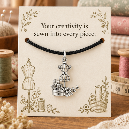 Sewing Creativity Gift, Every Piece Charm Bracelet
