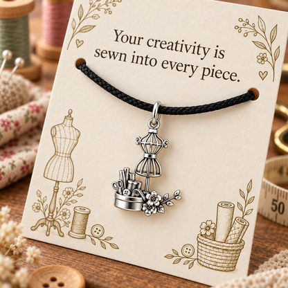 Sewing Creativity Gift, Every Piece Charm Bracelet