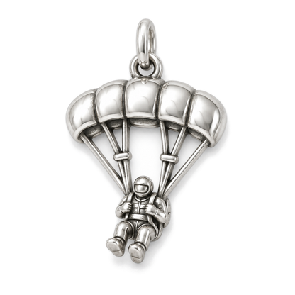 Skybound Parachute Charm — Silver Super Macro | charm-topics-remaining-444-2026-09-14 | topic-347