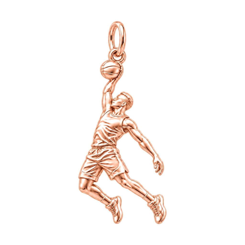 Slam Dunk Player Charm and Polyester Cord Bracelet Set