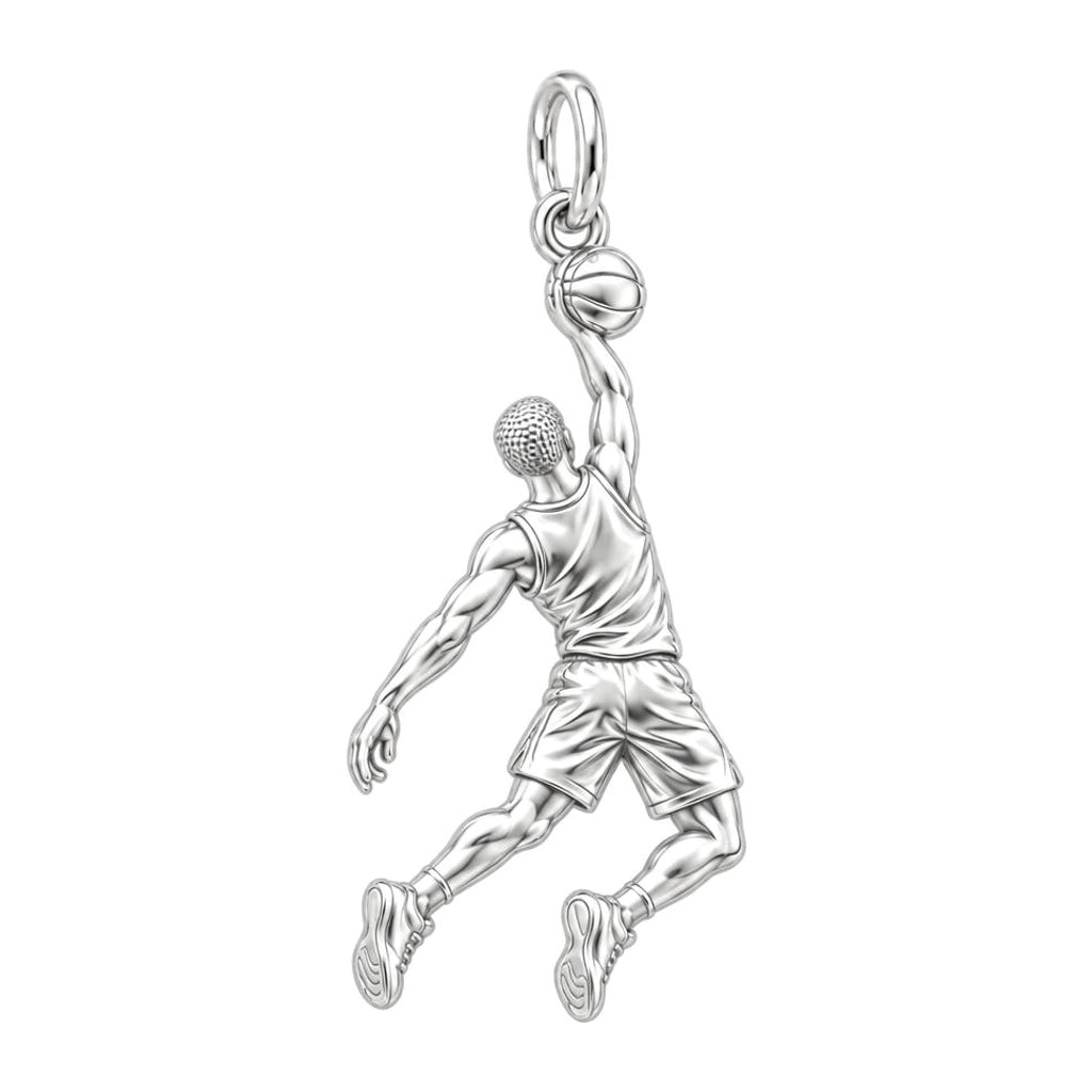 Slam Dunk Player Charm and Polyester Cord Bracelet Set